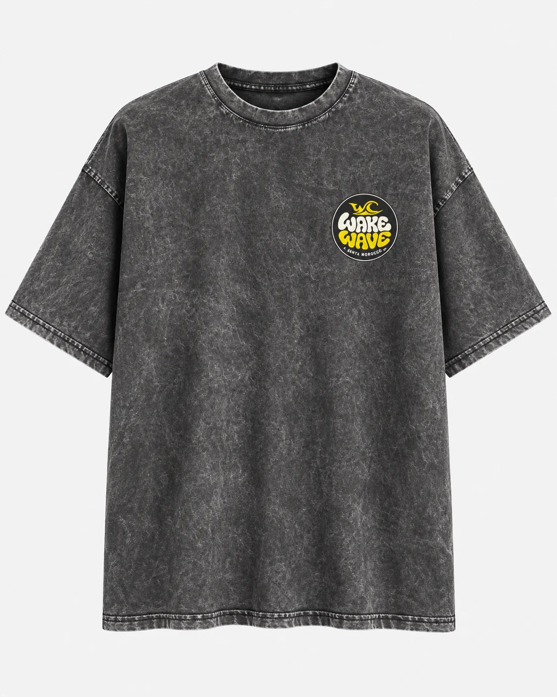 Wake Wave Anza Beach Tee, front product view.