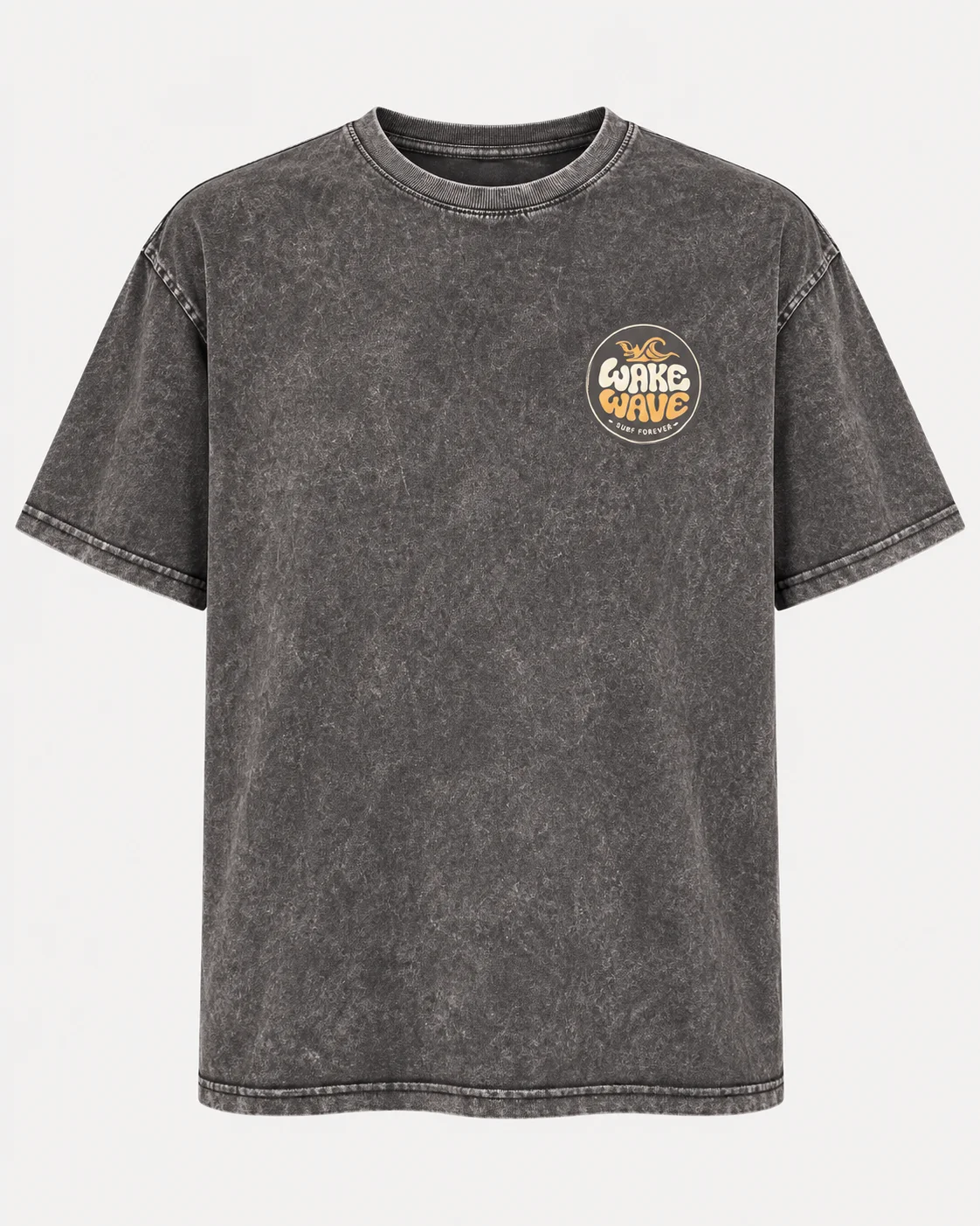 Wake Wave Chase the Sun Tee, front product view.