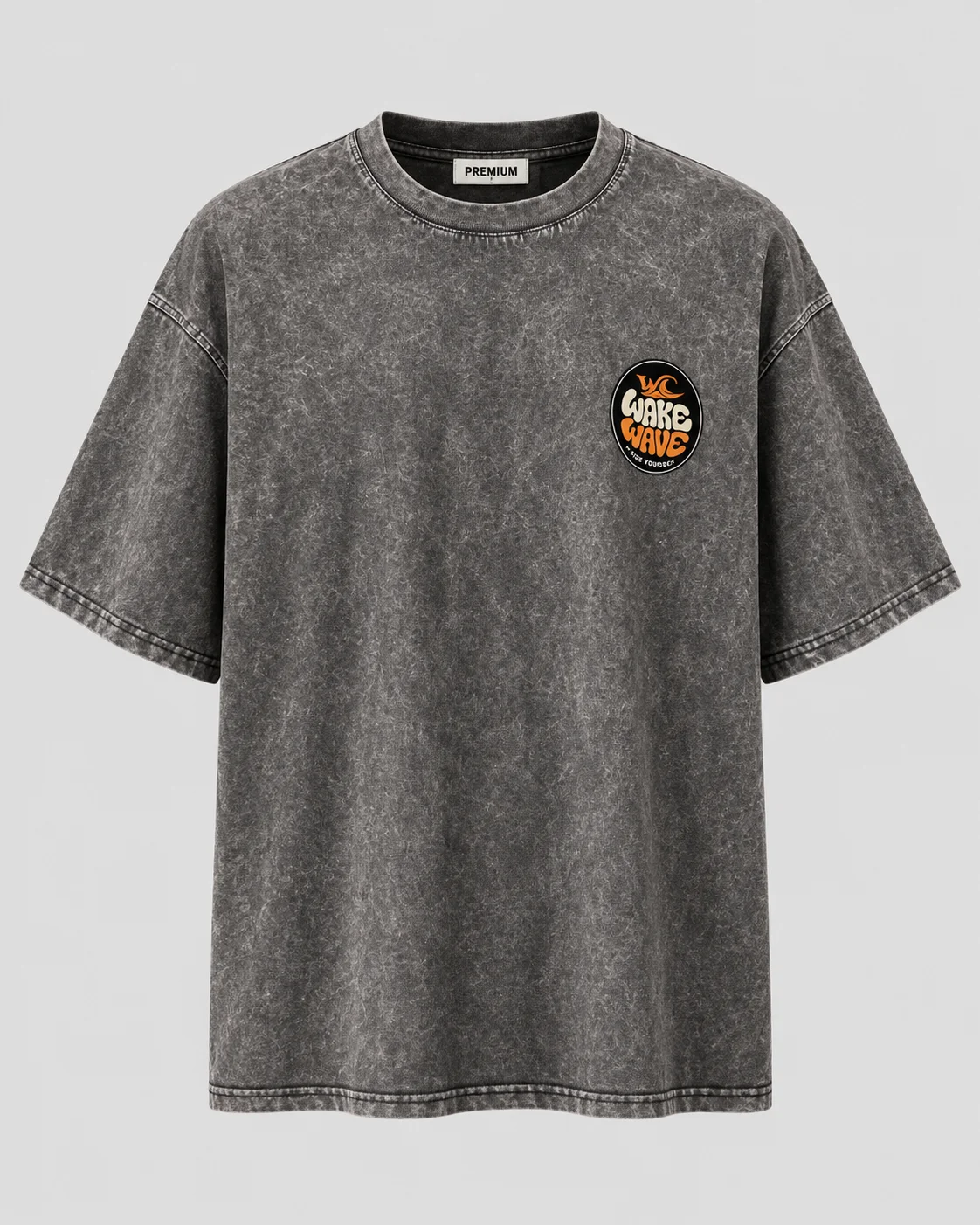 Wake Wave Don’t Just Exist, Live Tee, front product view.
